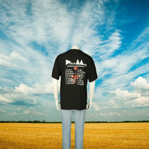 Y2K Depeche Mode Delta Machine World Tour 2013 Band T Shirt Tee XL - Picture 4 of 6